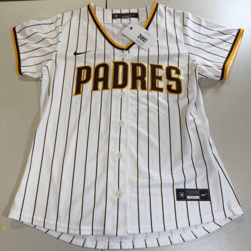 San Diego Padres Nike MLB Women's Team Home Jersey Medium NWT *See Notes*